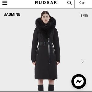 RUDSAK JASMINE PARKA, Like New, Perfect condition.